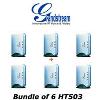 Grandstream HandyTone HT503 1 FXS telephone port (RJ11), BUNDLE of 6