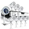 ZMODO 8CH H.264 CCTV Security DVR with 8 Outdoor Day Night IR Camera Surveillance System 500GB HDD